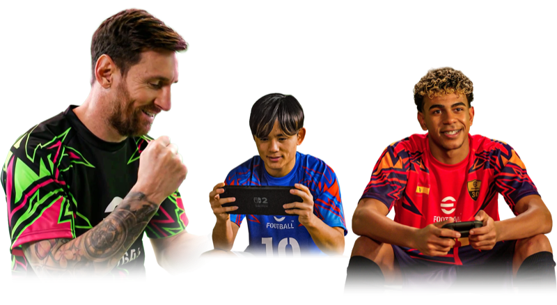 Chơi eFootball Kick-Off trên Nintendo Switch 2
